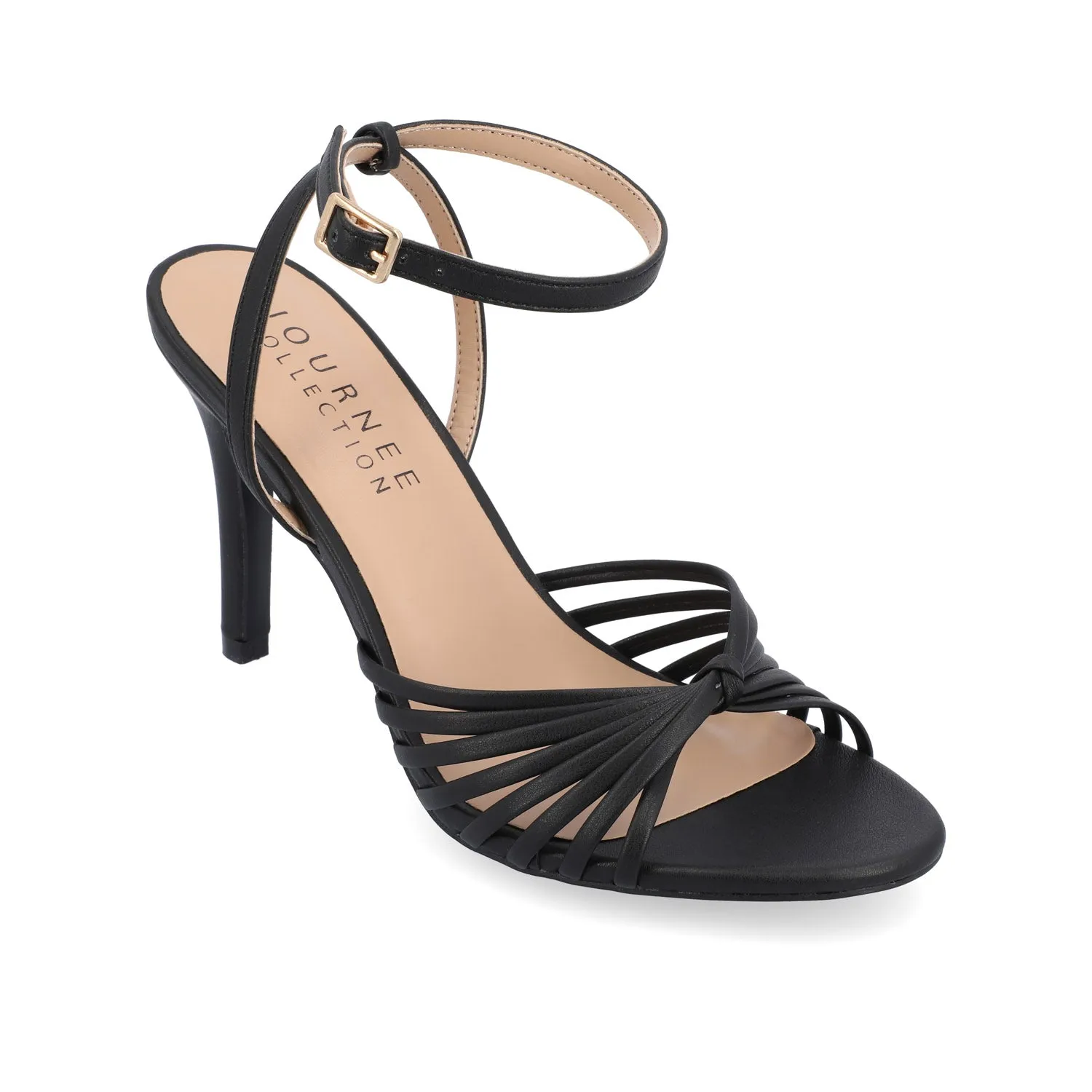 VANITA STILETTO HEELS IN FAUX LEATHER IN WIDE sold by Journee Collection product image thumbnail 3
