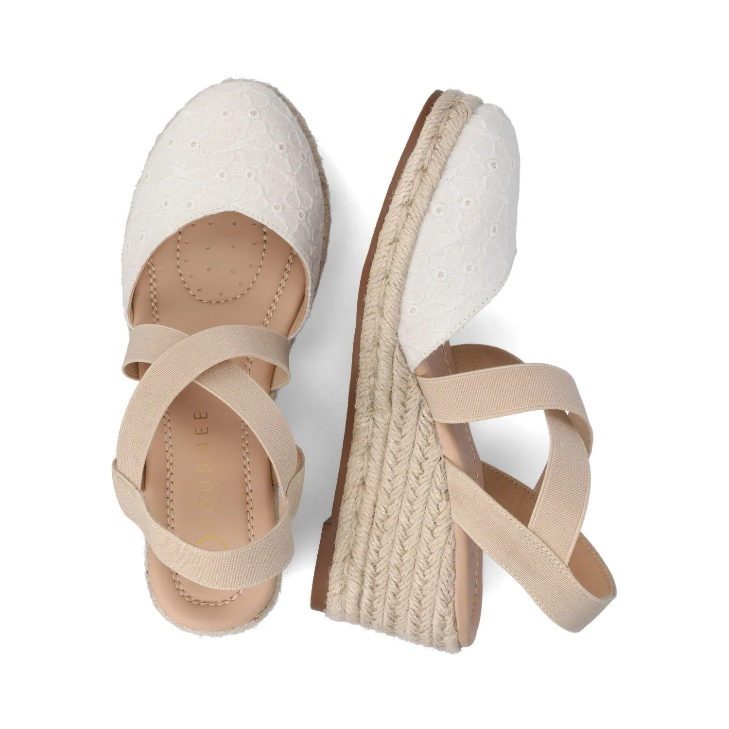 ASHLEE ESPADRILLE WEDGE SANDALS IN WIDE sold by Journee Collection product image thumbnail 4