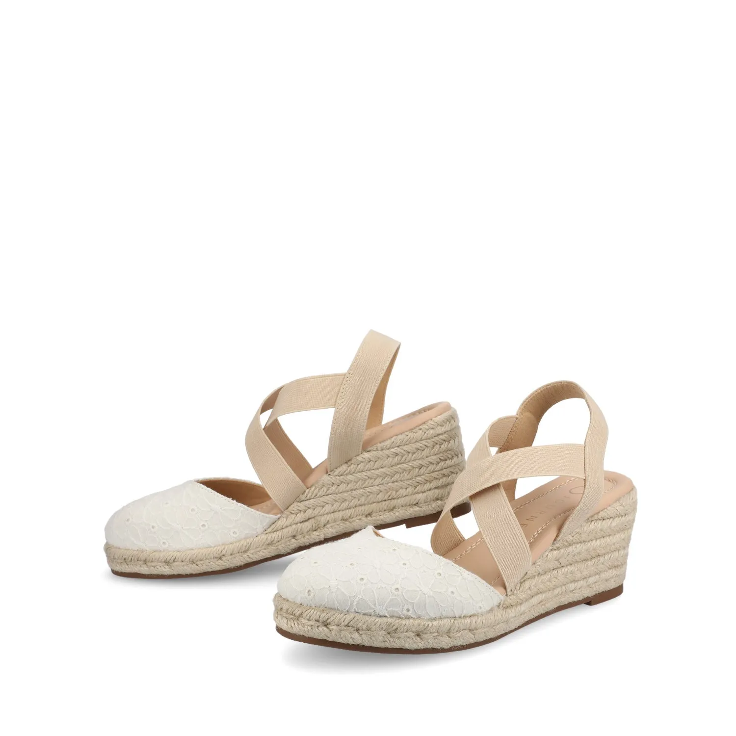 ASHLEE ESPADRILLE WEDGE SANDALS IN WIDE sold by Journee Collection product image thumbnail 3