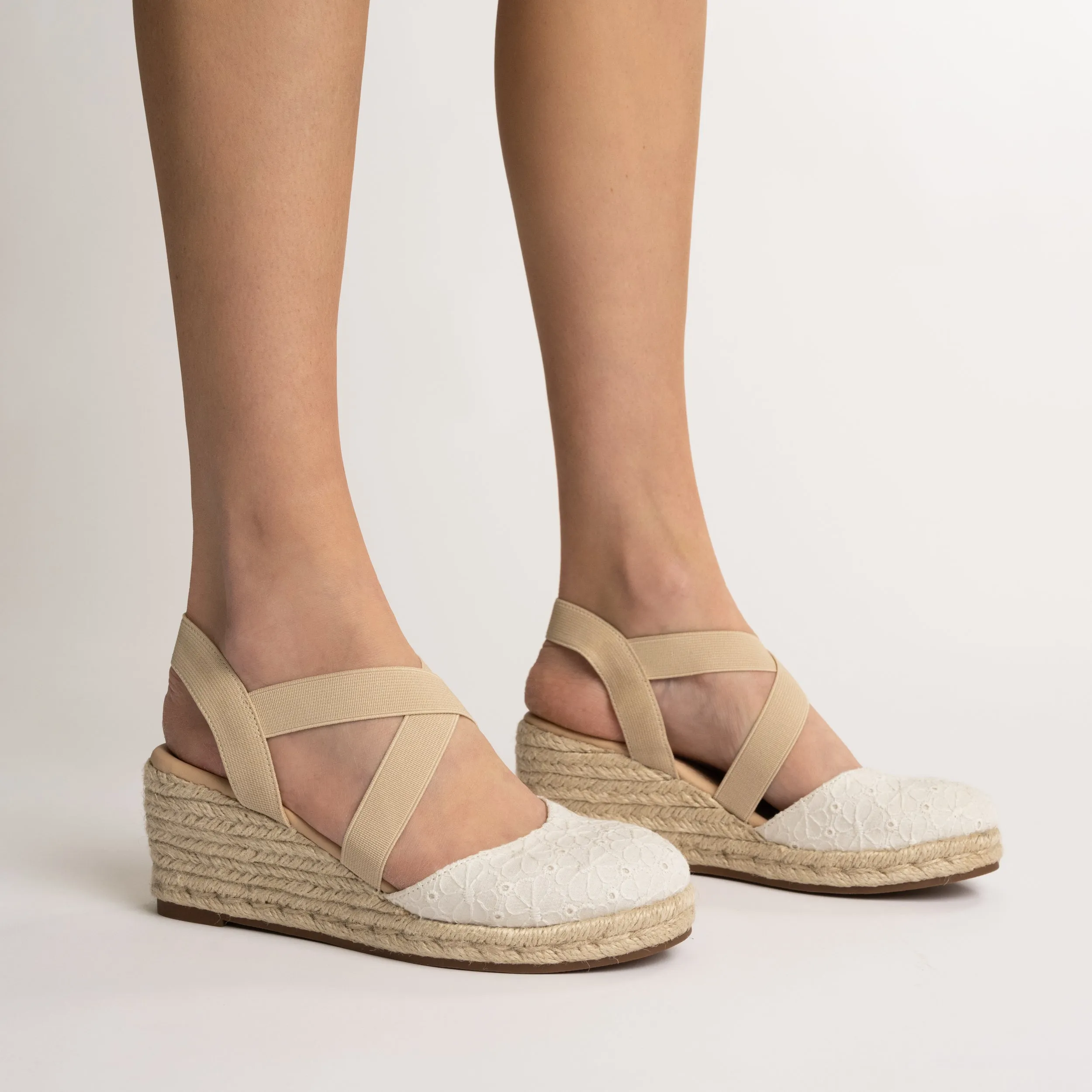 ASHLEE ESPADRILLE WEDGE SANDALS IN WIDE sold by Journee Collection product image thumbnail 2
