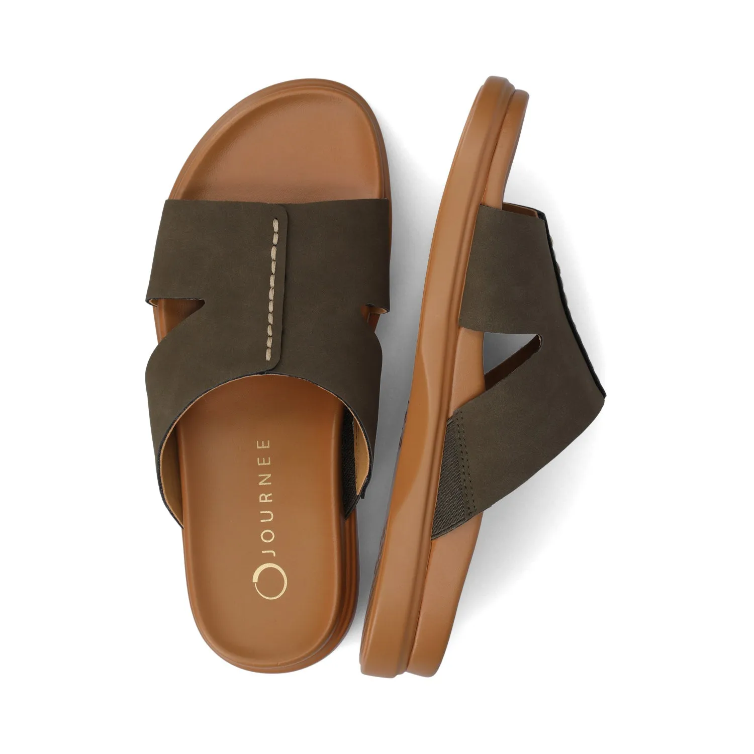 MISEY SINGLE BAND SLIP ON SANDALS sold by Journee Collection product image thumbnail 4