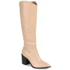DARIA COWGIRL BOOTS IN WIDE WIDTH & CALF sold by Journee Collection