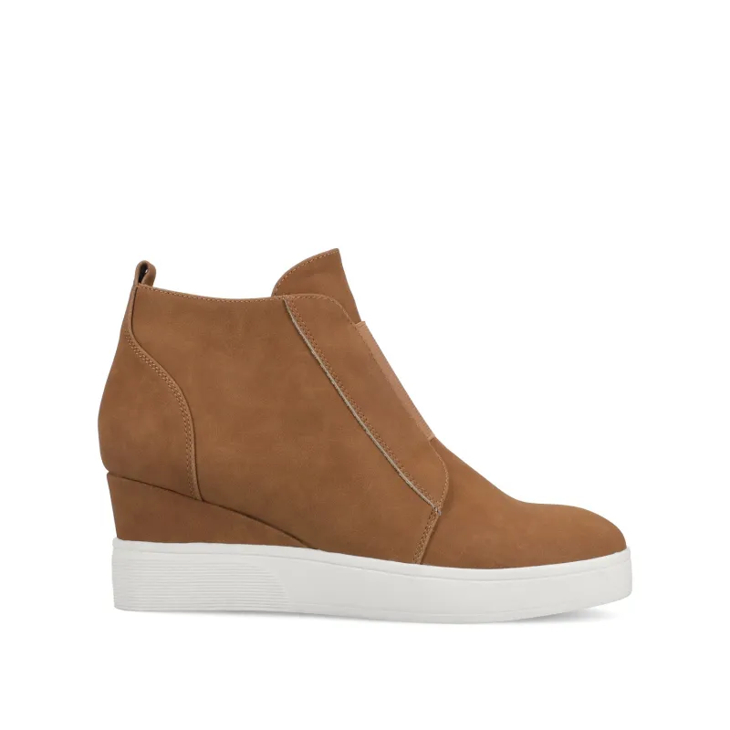 CLARA WEDGE SNEAKERS IN STATEMENT IN WIDE sold by Journee Collection
