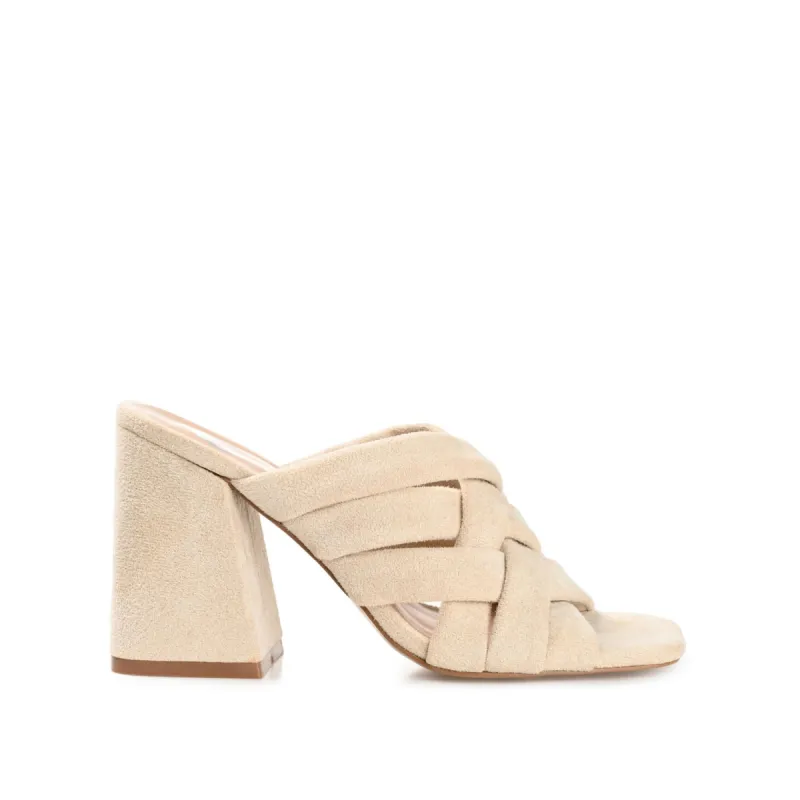 DORISA MULE HEELS IN FAUX SUEDE sold by Journee Collection