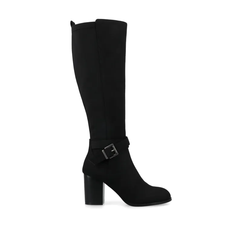 AVALONN KNEE HIGH DRESS BOOTS IN EXTRA WIDE CALF sold by Journee Collection