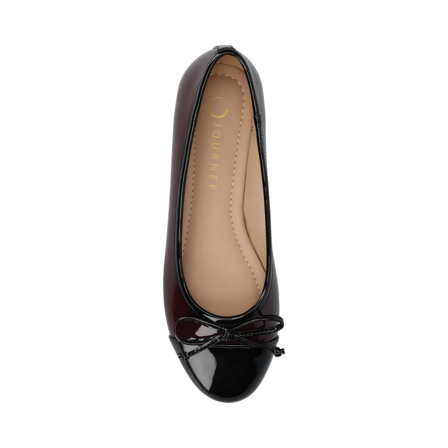 KAIAH CAPTOE BALLET FLATS IN VEGAN LEATHER sold by Journee Collection product image thumbnail 5