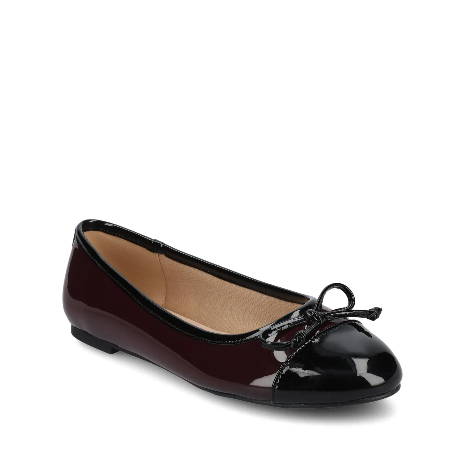 KAIAH CAPTOE BALLET FLATS IN VEGAN LEATHER sold by Journee Collection product image thumbnail 3