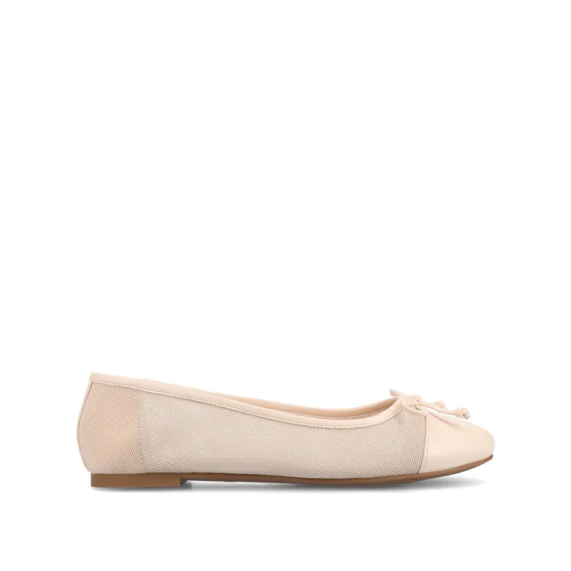 KAIAH CAPTOE BALLET FLATS IN WIDE sold by Journee Collection