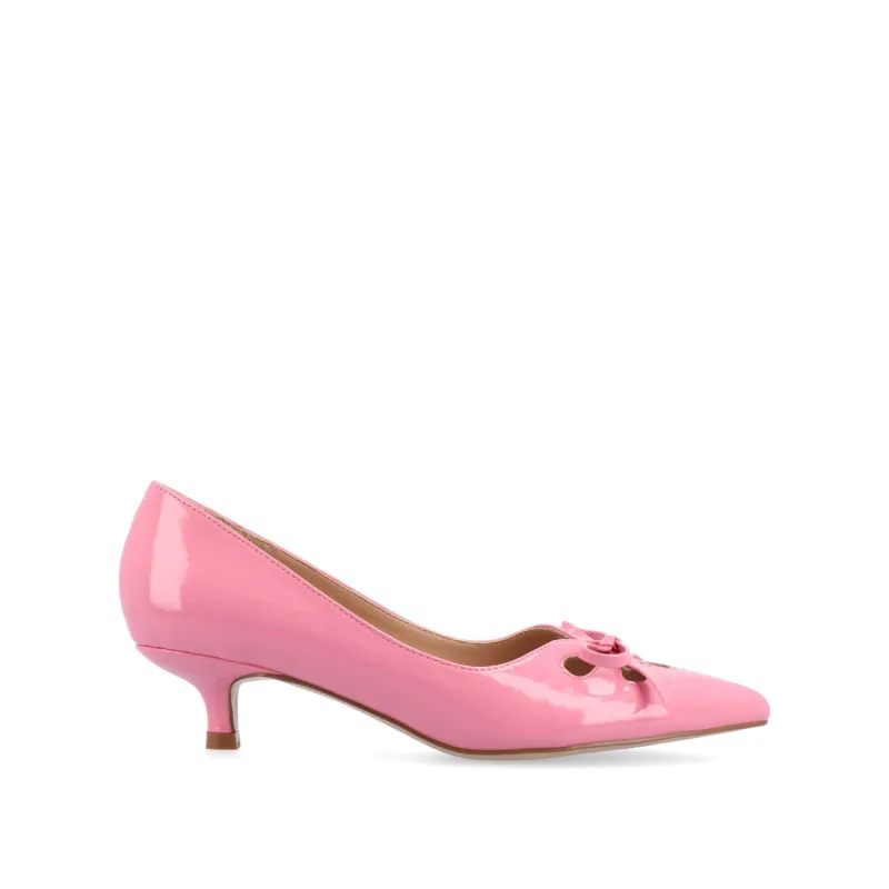 LUTANA KITTEN HEELS IN PATENT - Pink sold by Journee Collection