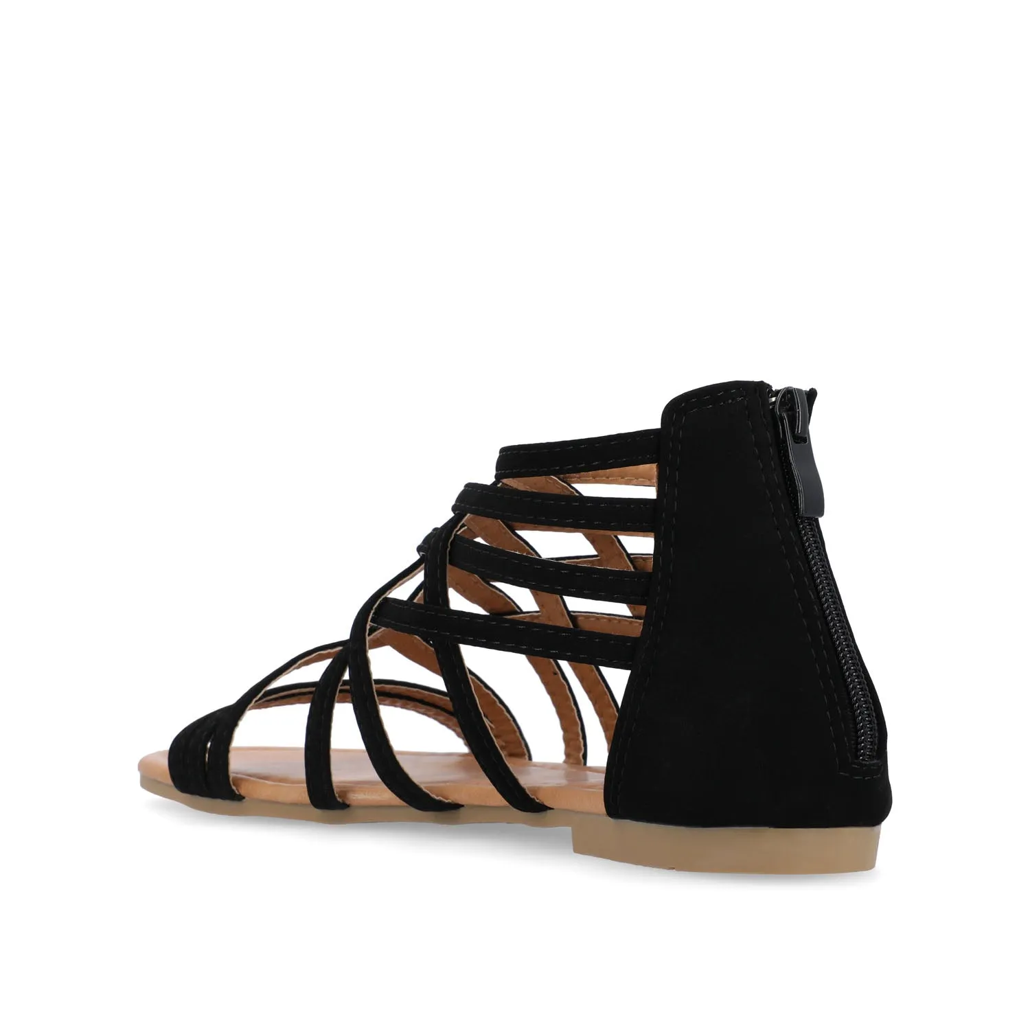 HANNI GLADIATOR SANDALS IN VEGAN LEATHER - Black PU sold by Journee Collection product image thumbnail 5