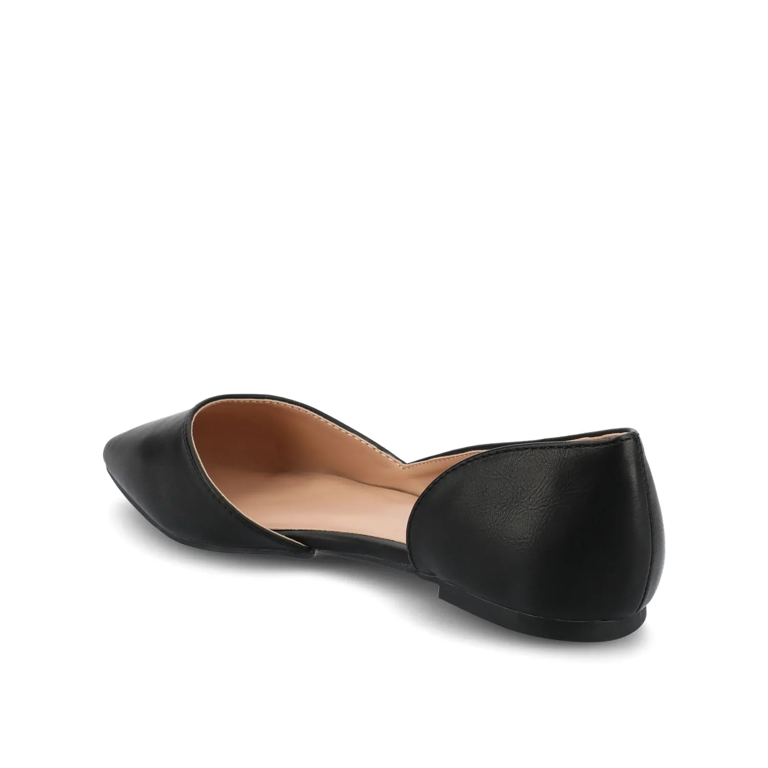 CORTNI D'ORSAY FLATS IN WIDE - Black PU sold by Journee Collection product image thumbnail 3