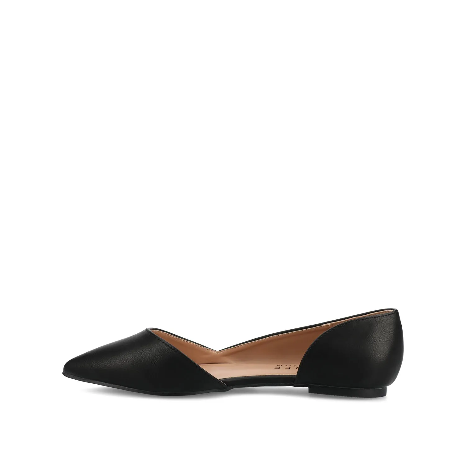 CORTNI D'ORSAY FLATS IN WIDE - Black PU sold by Journee Collection product image thumbnail 2