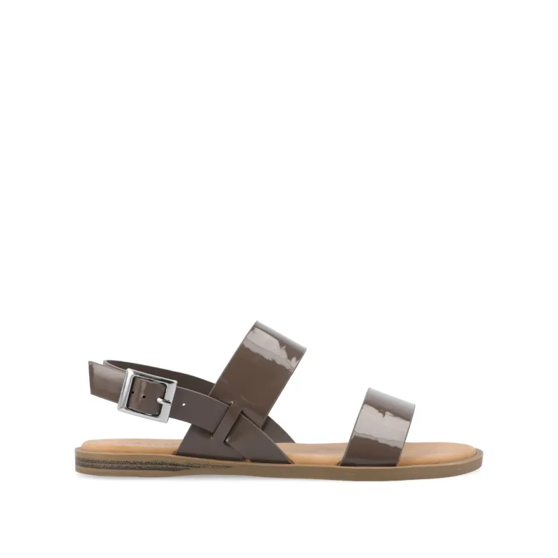 LAVINE MULTI STRAP SANDALS IN STATEMENT - Taupe sold by Journee Collection
