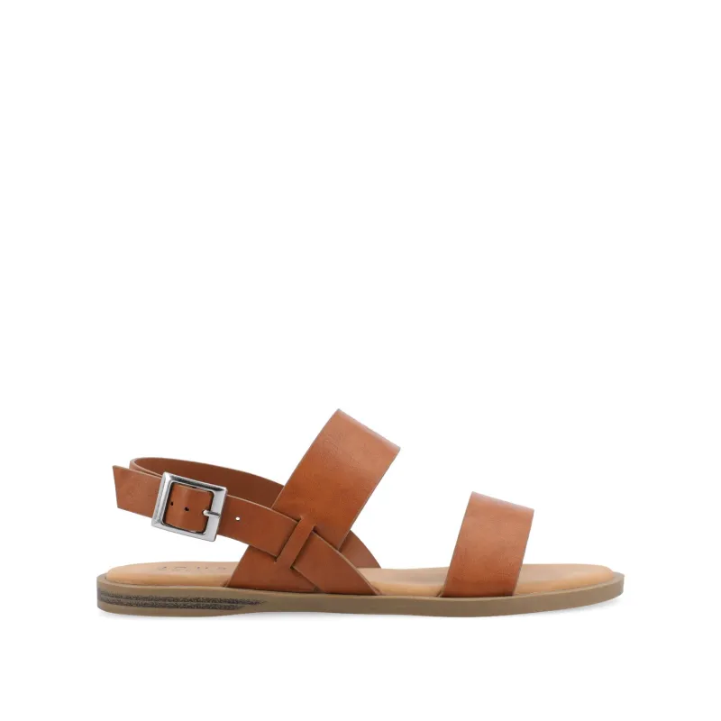 LAVINE MULTI STRAP SANDALS IN STATEMENT - Tan sold by Journee Collection