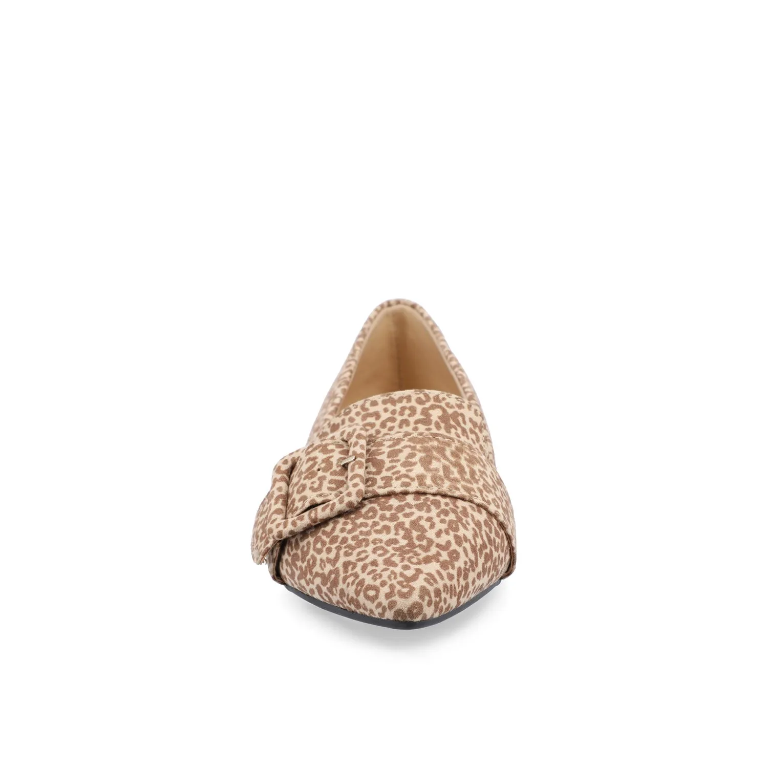 AUDREY LOAFER FLATS IN FAUX SUEDE - Animal Faux sold by Journee Collection product image thumbnail 5