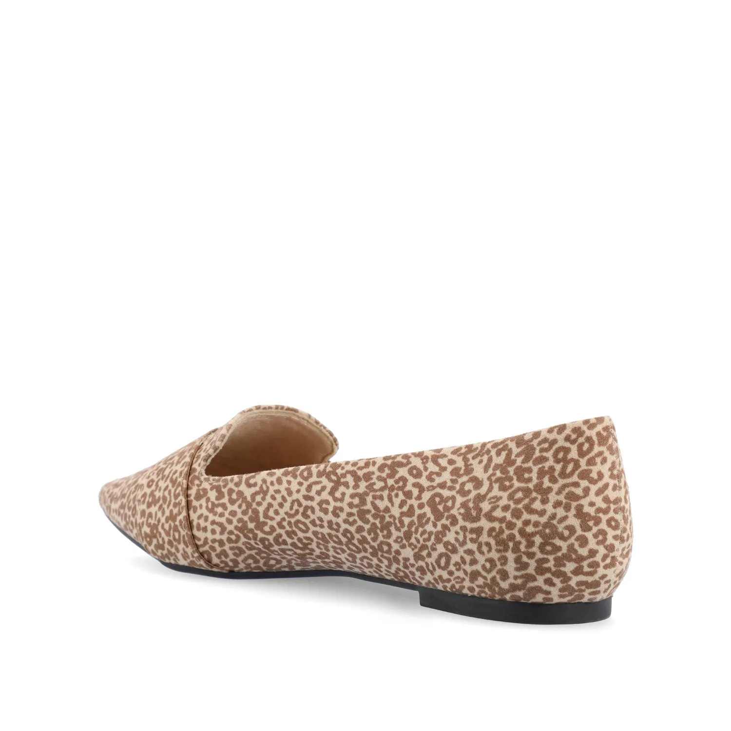 AUDREY LOAFER FLATS IN FAUX SUEDE - Animal Faux sold by Journee Collection product image thumbnail 4