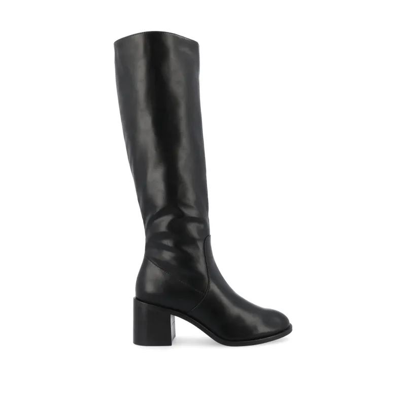 ROMILLY BOOTS IN WIDE-WIDTH & CALF - Black sold by Journee Collection