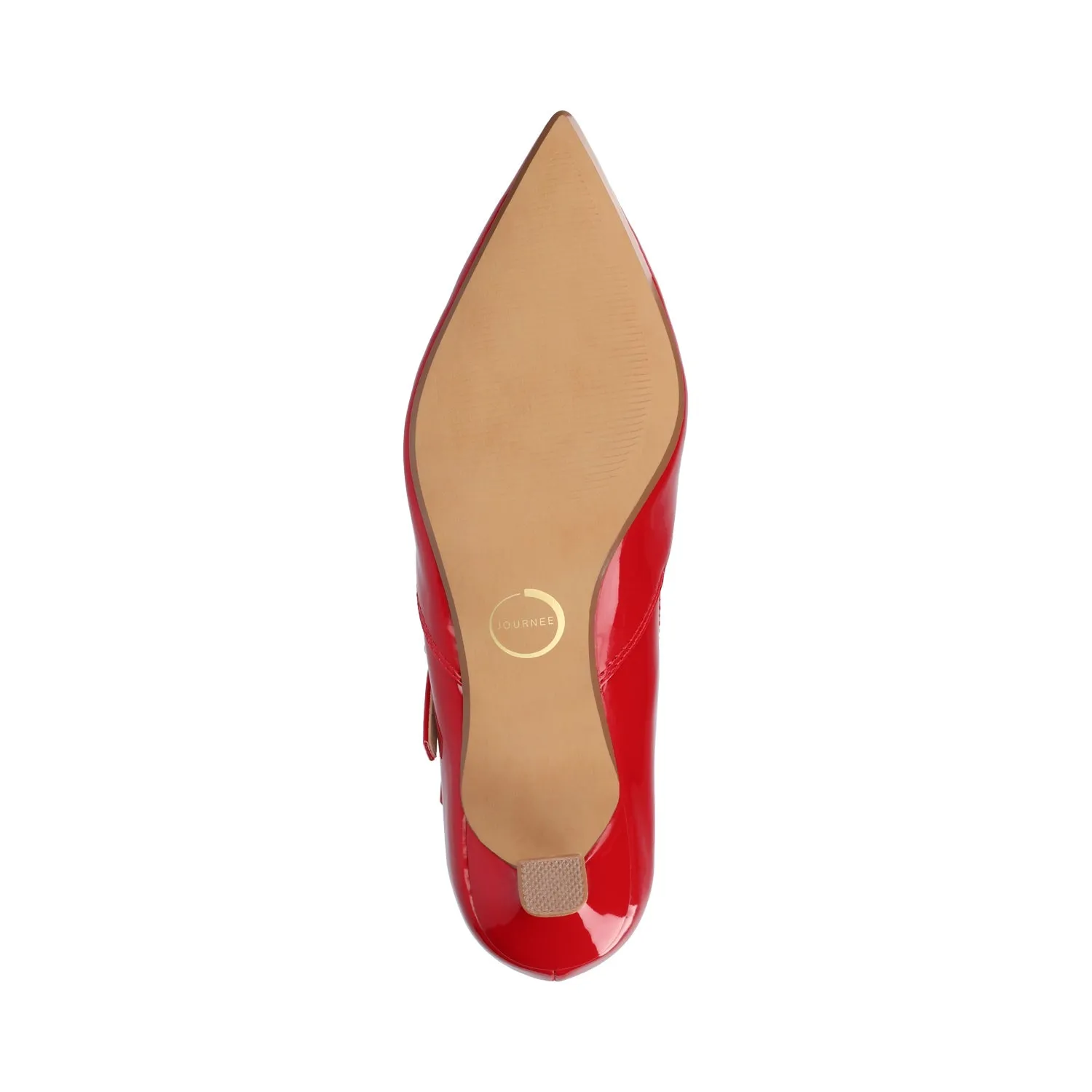 CARNATION MARY JANE PUMPS IN WIDE - Red sold by Journee Collection product image thumbnail 5