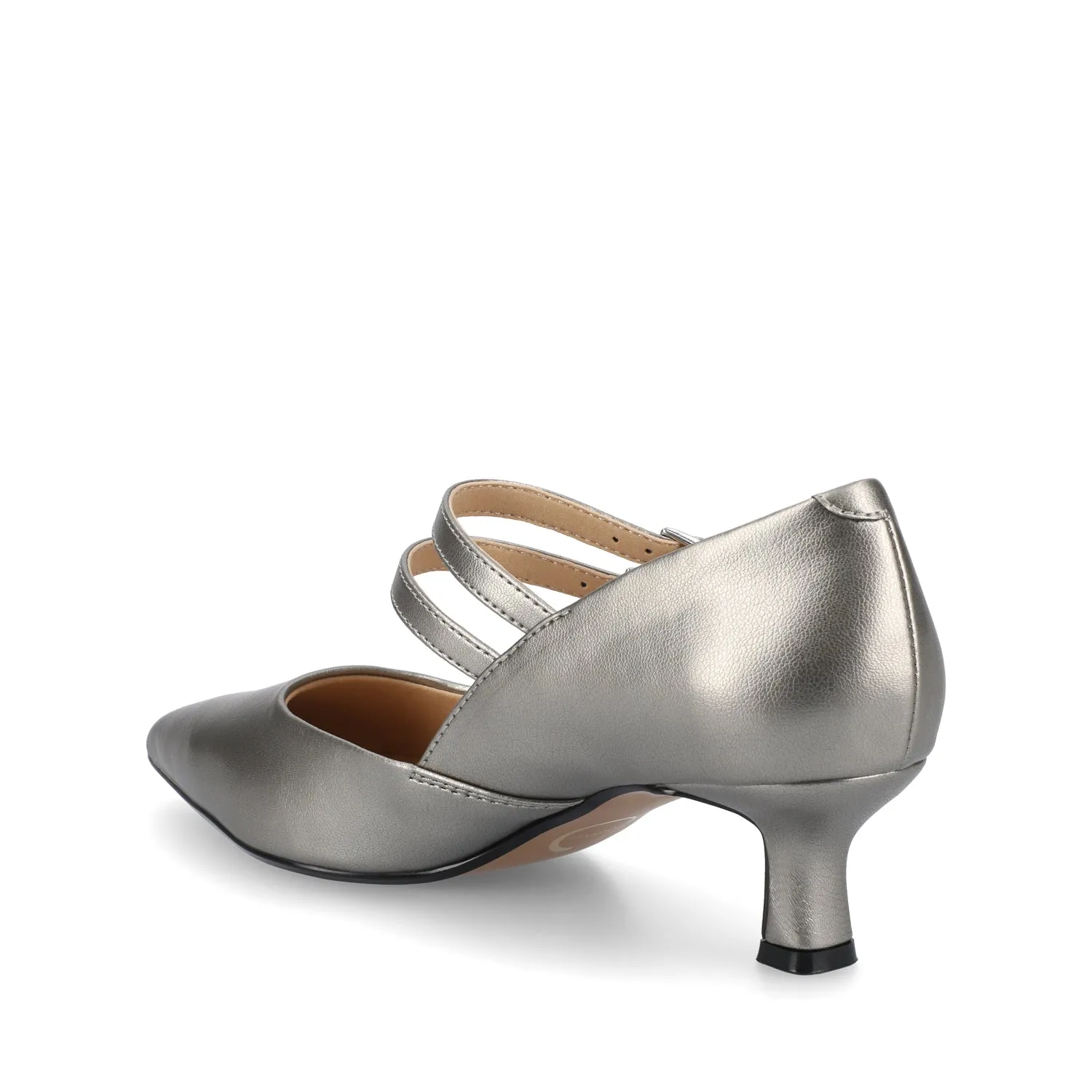 CARNATION MARY JANE PUMPS IN WIDE - Pewter sold by Journee Collection product image thumbnail 3
