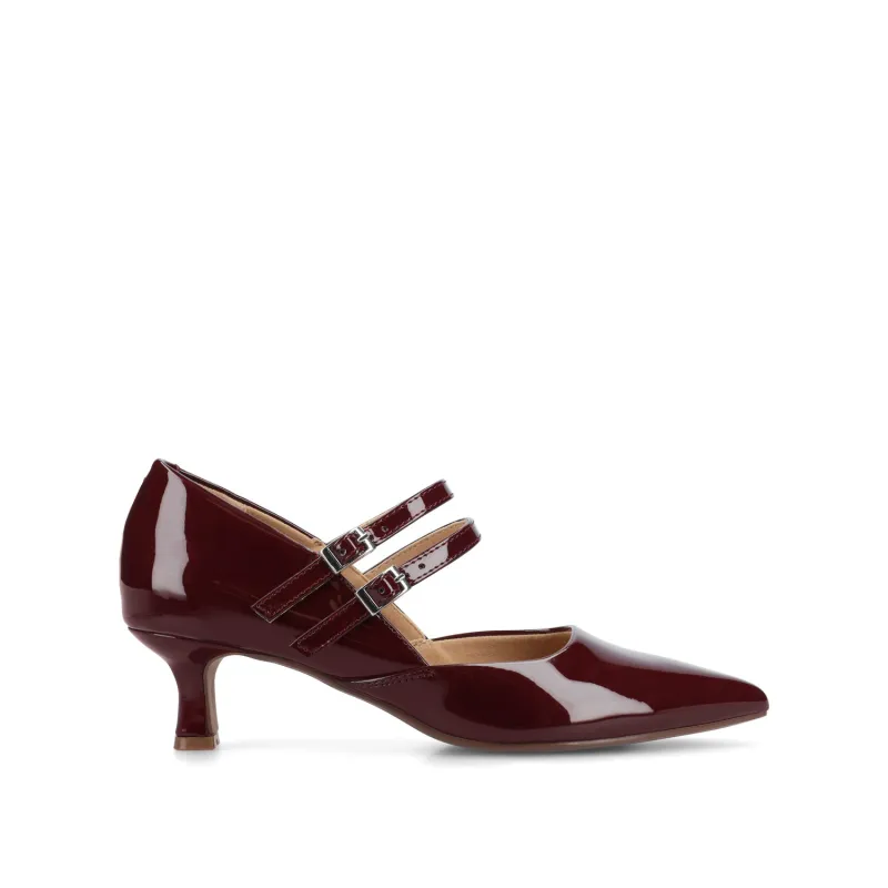 CARNATION MARY JANE PUMPS IN WIDE - Oxblood sold by Journee Collection