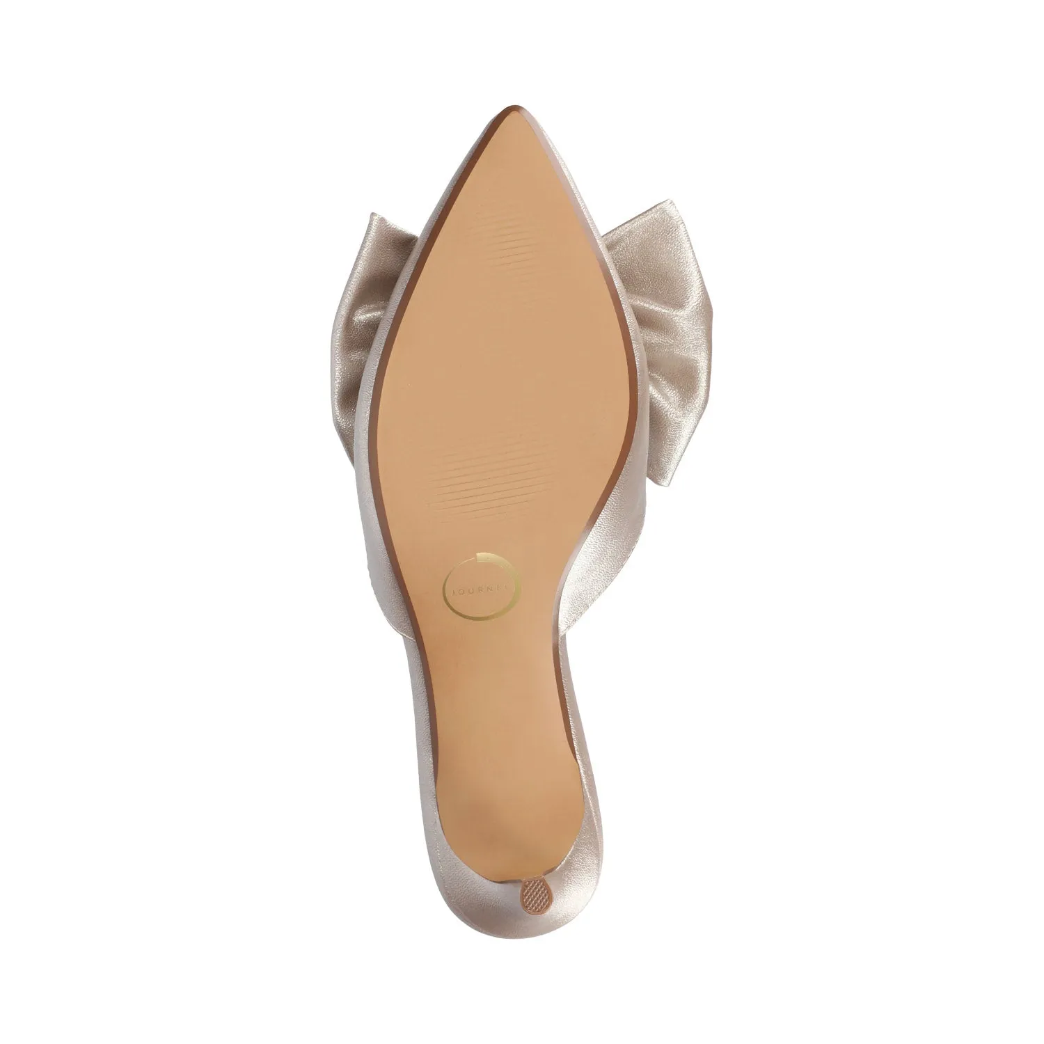 TIARRA SPARKLE STILETTO HEELS IN WIDE - Champagne Sparkle sold by Journee Collection product image thumbnail 5