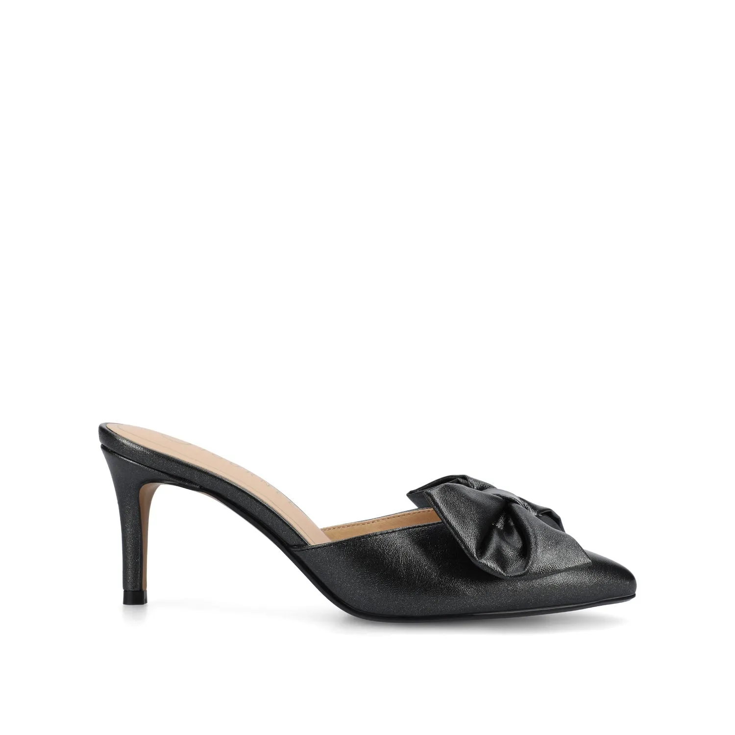 TIARRA SPARKLE STILETTO HEELS IN WIDE - Black Sparkle sold by Journee Collection