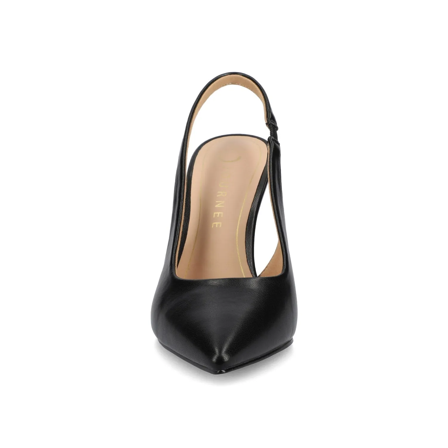 ELENNEY SLINGBACK STILETTO HEELS - Black PU sold by Journee Collection product image thumbnail 5