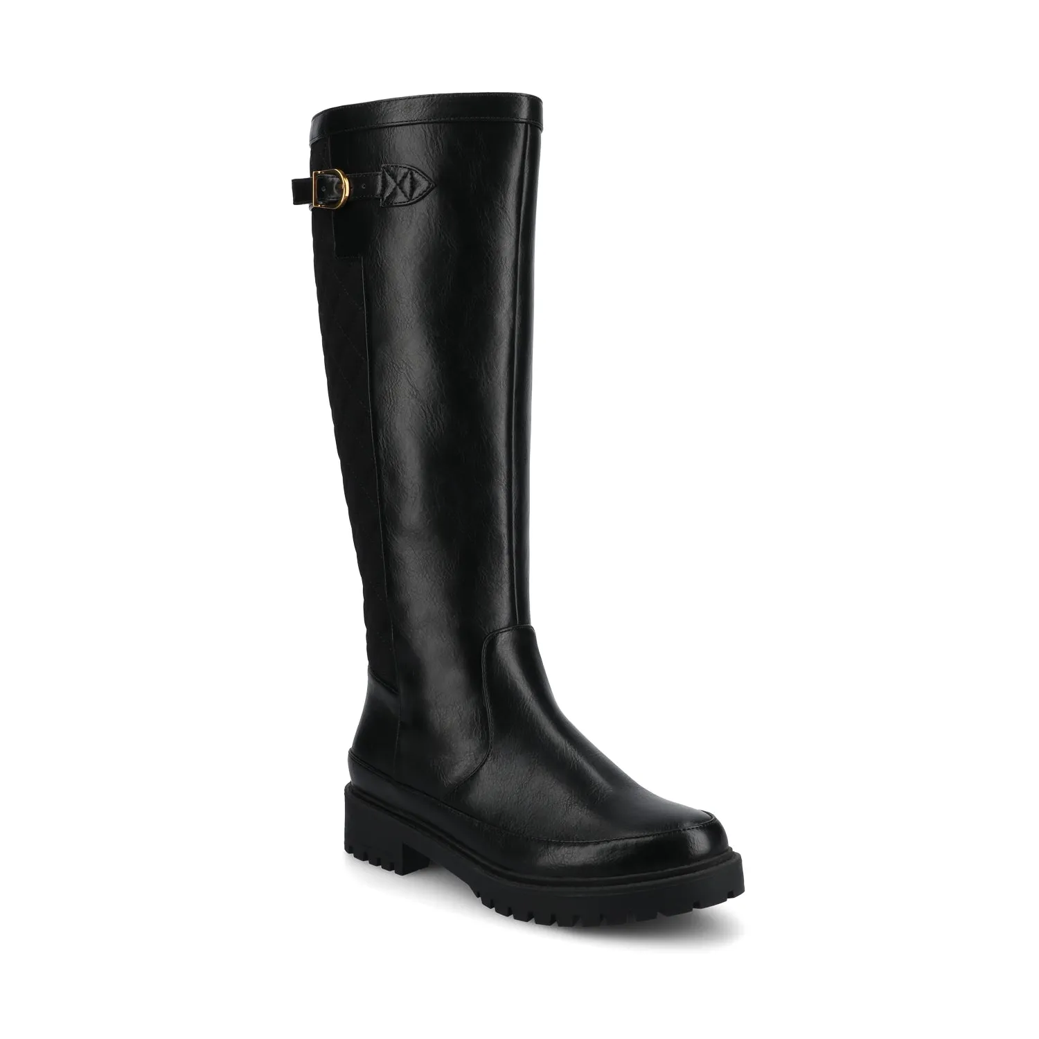 ZEMMIE QUILTED BOOTS - Black sold by Journee Collection product image thumbnail 3