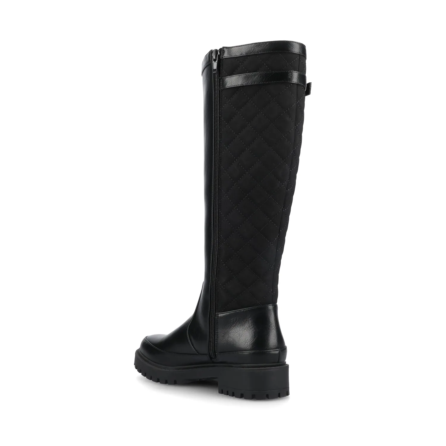ZEMMIE QUILTED BOOTS - Black sold by Journee Collection product image thumbnail 4