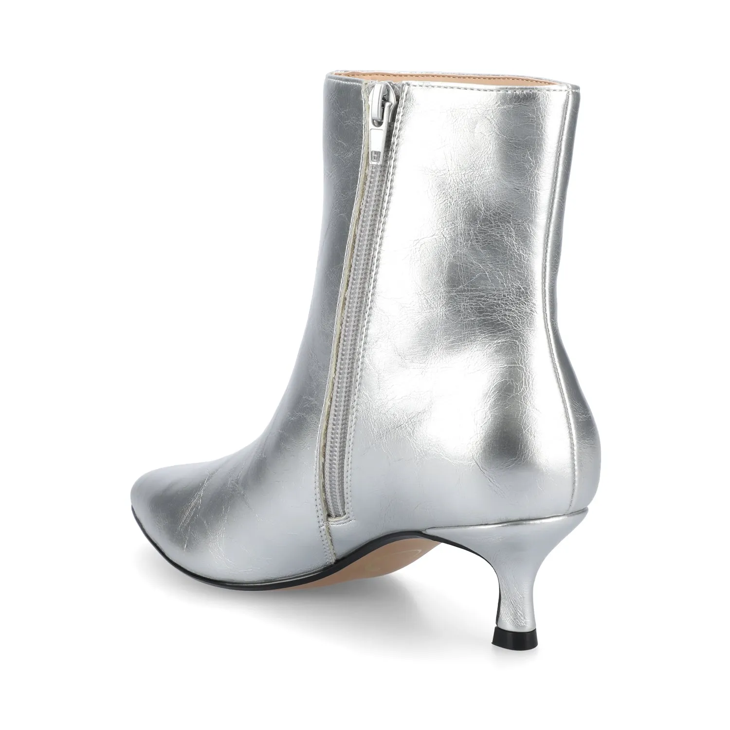 ARELY POINTED TOE BOOTIES - Silver sold by Journee Collection product image thumbnail 3