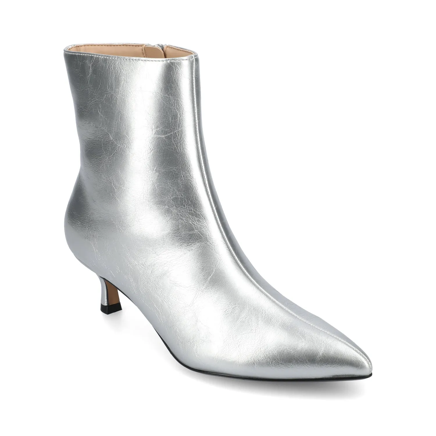 ARELY POINTED TOE BOOTIES - Silver sold by Journee Collection product image thumbnail 2