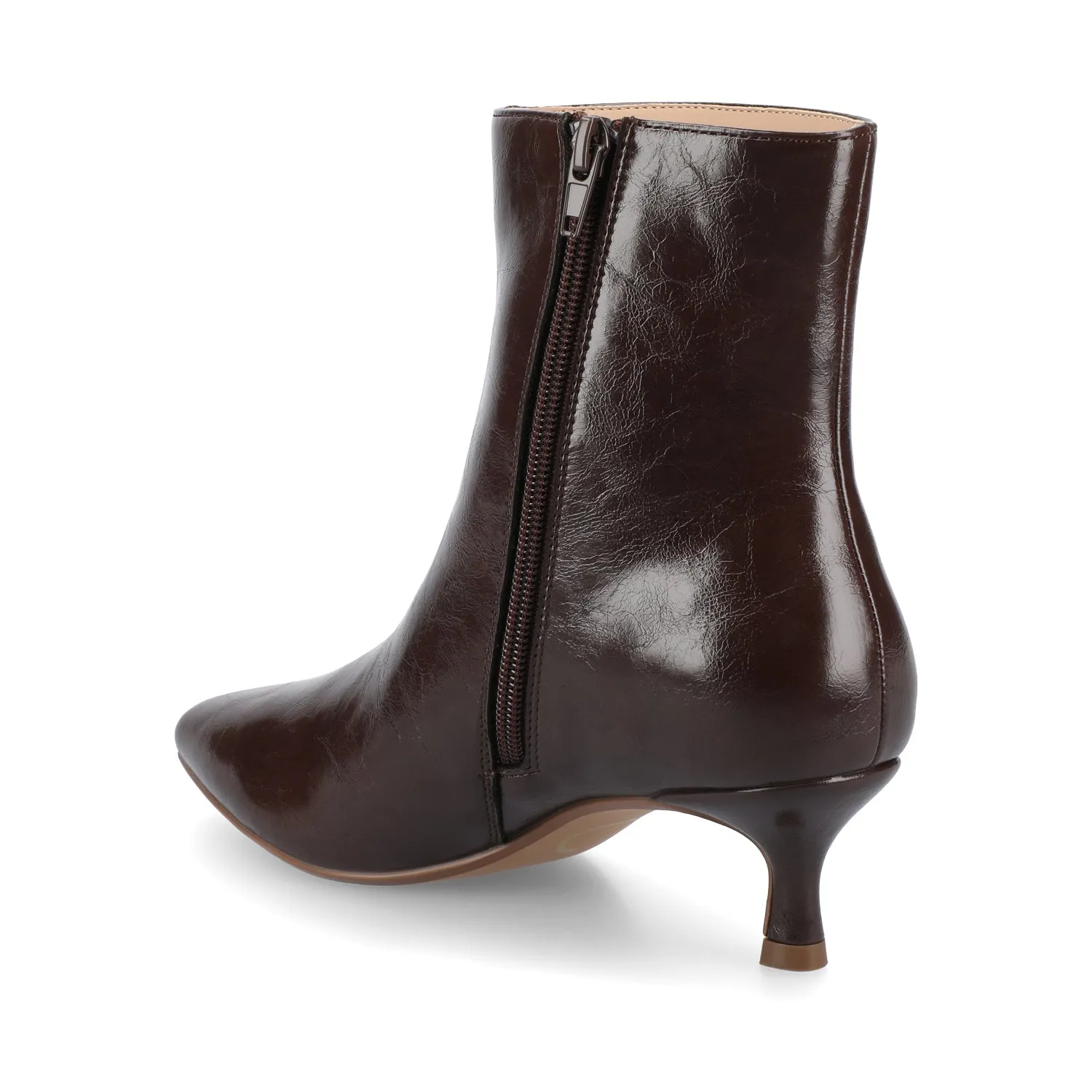 ARELY POINTED TOE BOOTIES - Chocolate sold by Journee Collection product image thumbnail 3