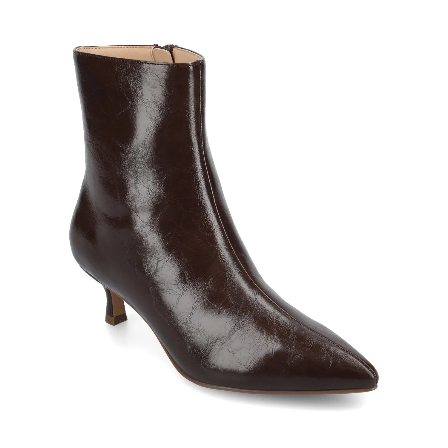 ARELY POINTED TOE BOOTIES - Chocolate sold by Journee Collection product image thumbnail 2