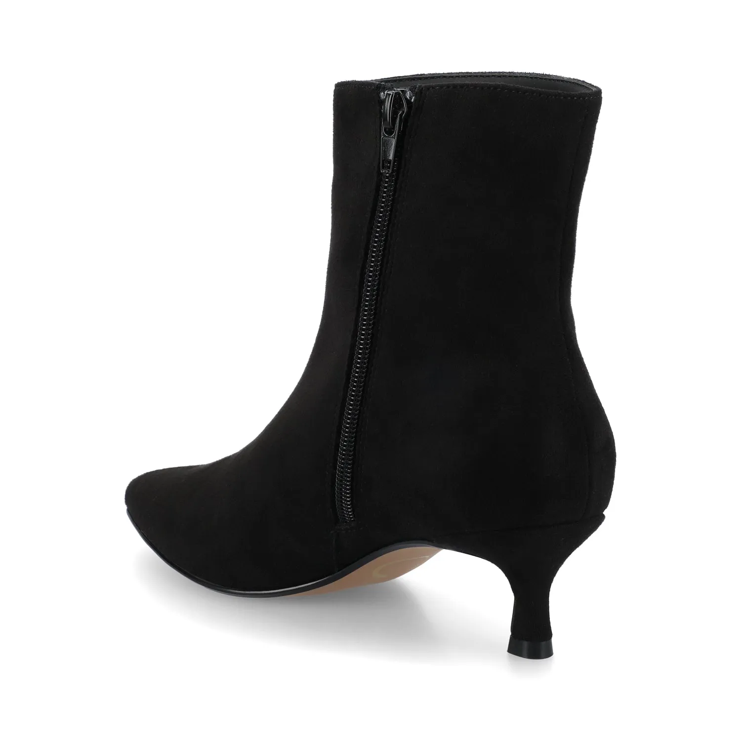 ARELY POINTED TOE BOOTIES - Black Suede sold by Journee Collection product image thumbnail 3