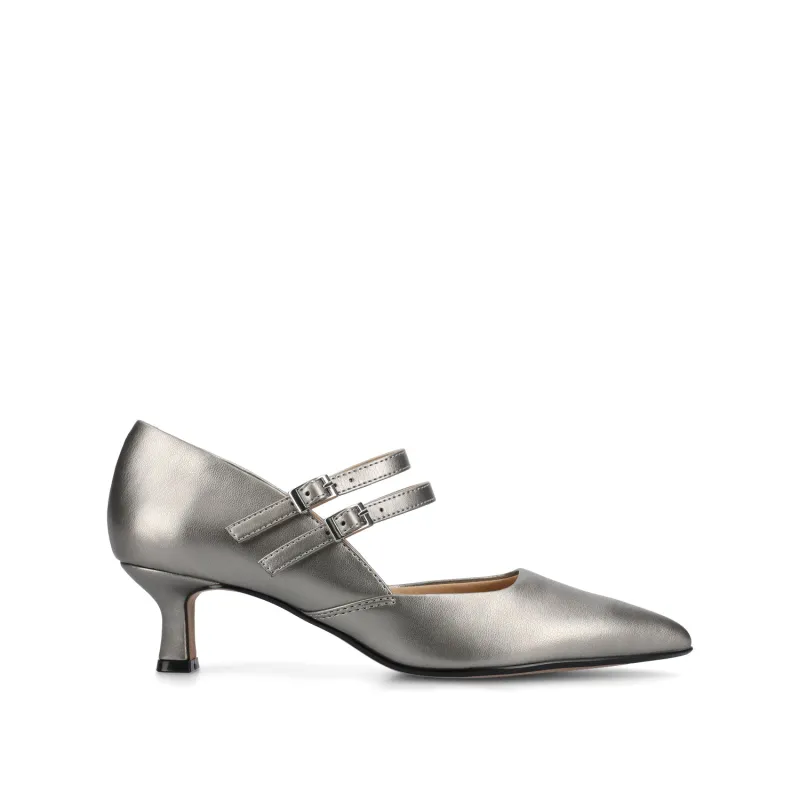 CARNATION MARY JANE PUMPS - Pewter sold by Journee Collection