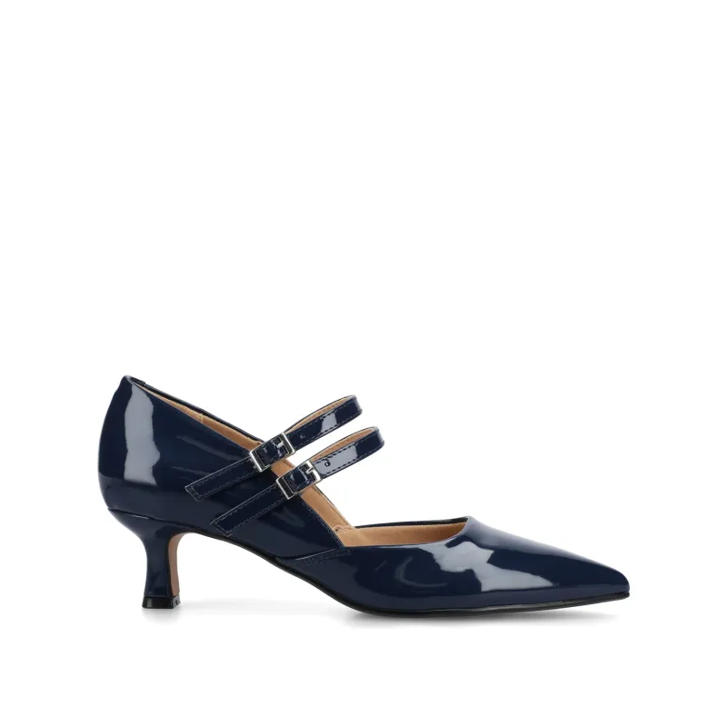 CARNATION MARY JANE PUMPS - Navy sold by Journee Collection