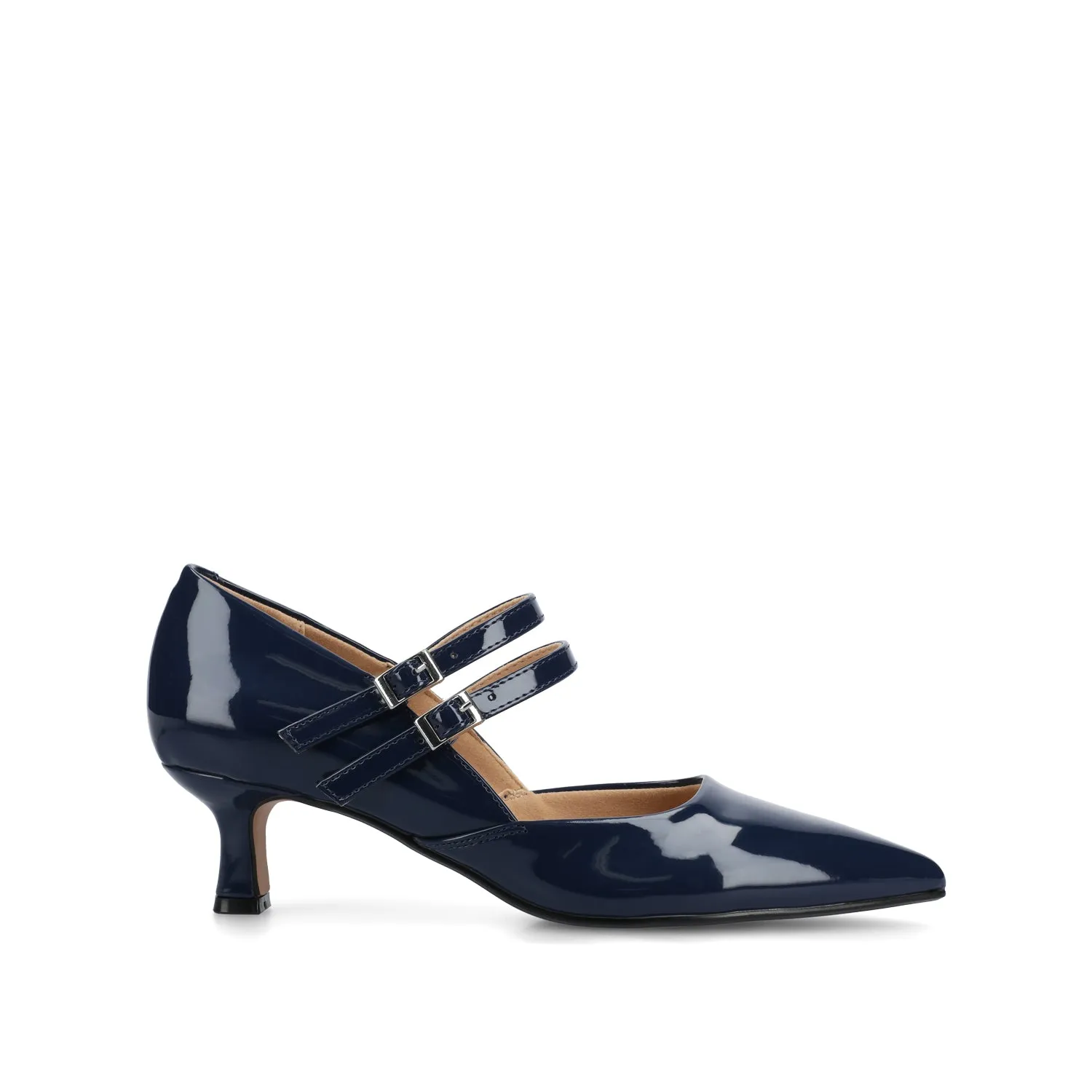 CARNATION MARY JANE PUMPS - Navy sold by Journee Collection