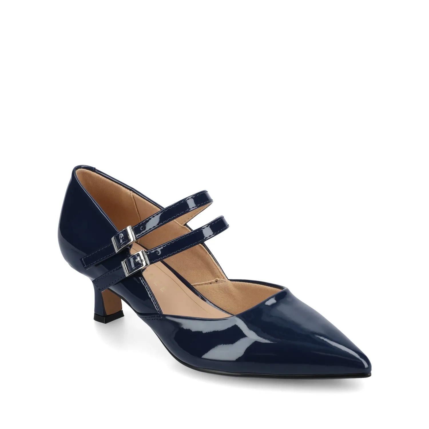 CARNATION MARY JANE PUMPS - Navy sold by Journee Collection product image thumbnail 2