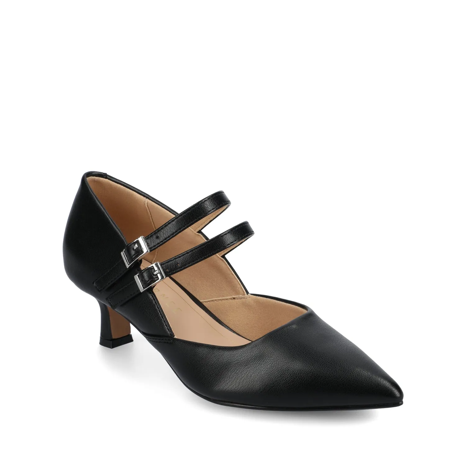 CARNATION MARY JANE PUMPS - Black sold by Journee Collection product image thumbnail 2