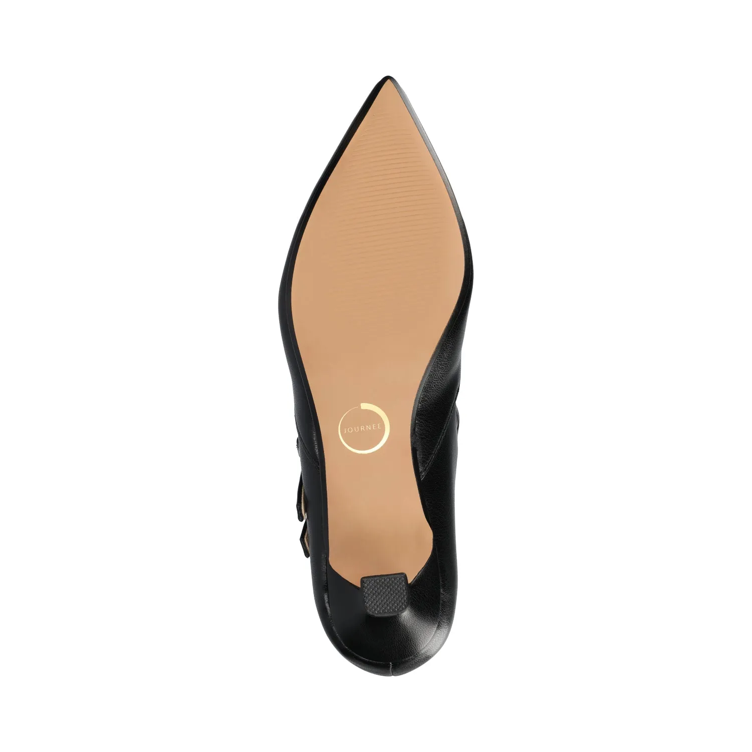 CARNATION MARY JANE PUMPS - Black sold by Journee Collection product image thumbnail 5