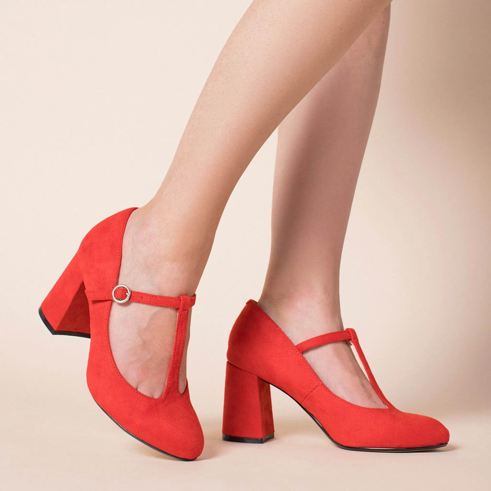 TALANI DRESS PUMPS - Red sold by Journee Collection product image thumbnail 2