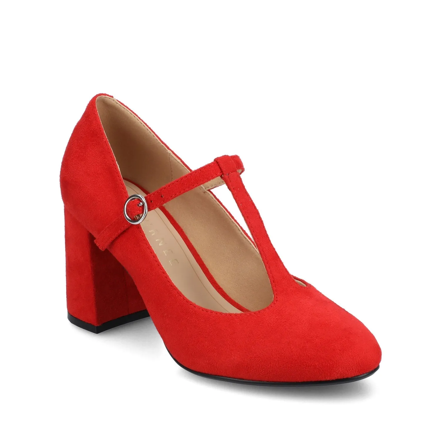 TALANI DRESS PUMPS - Red sold by Journee Collection product image thumbnail 4