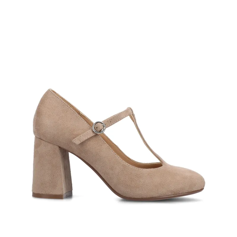 TALANI DRESS PUMPS - Nude Suede sold by Journee Collection
