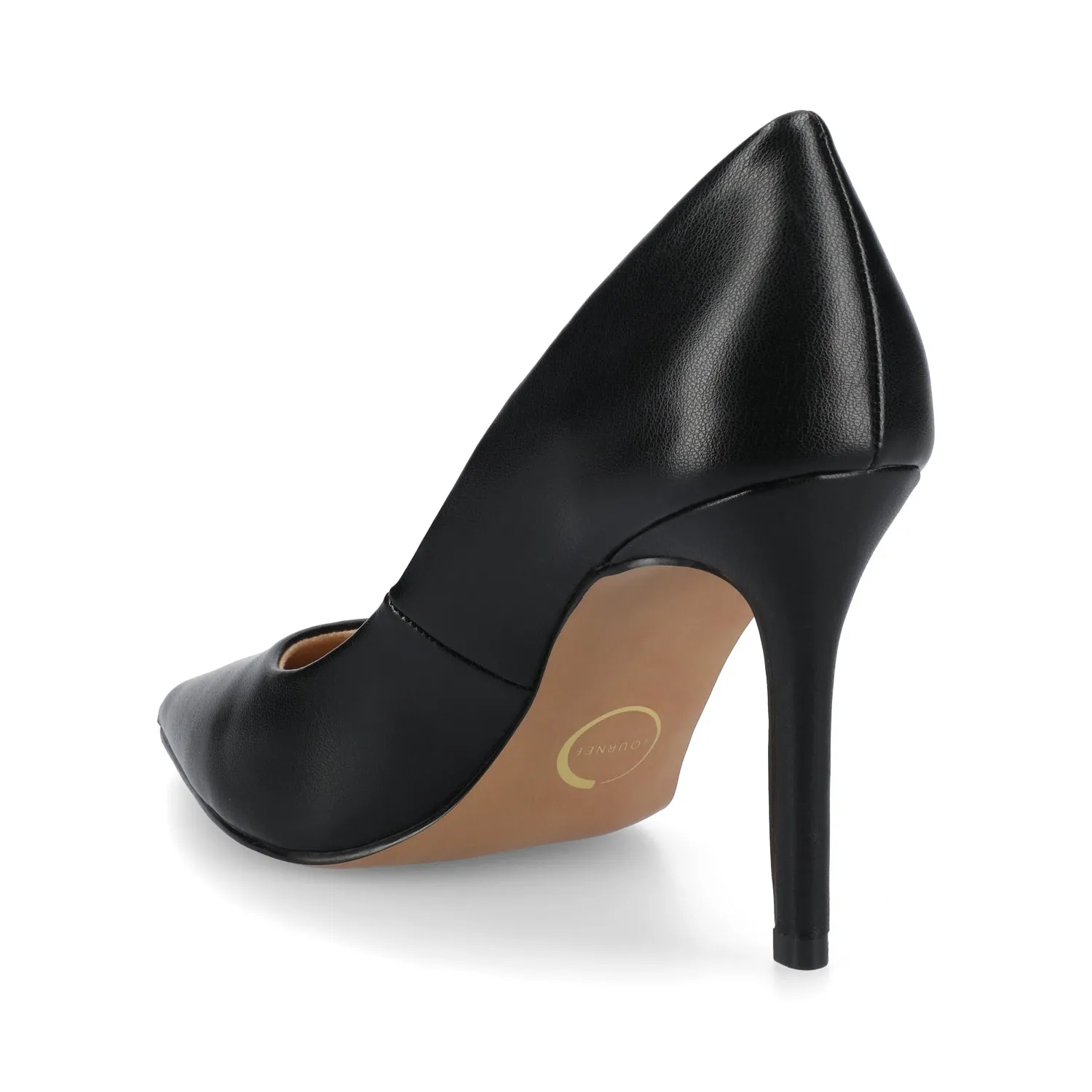 VENUS STILETTO DRESS PUMP HEELS - Black PU sold by Journee Collection product image thumbnail 3