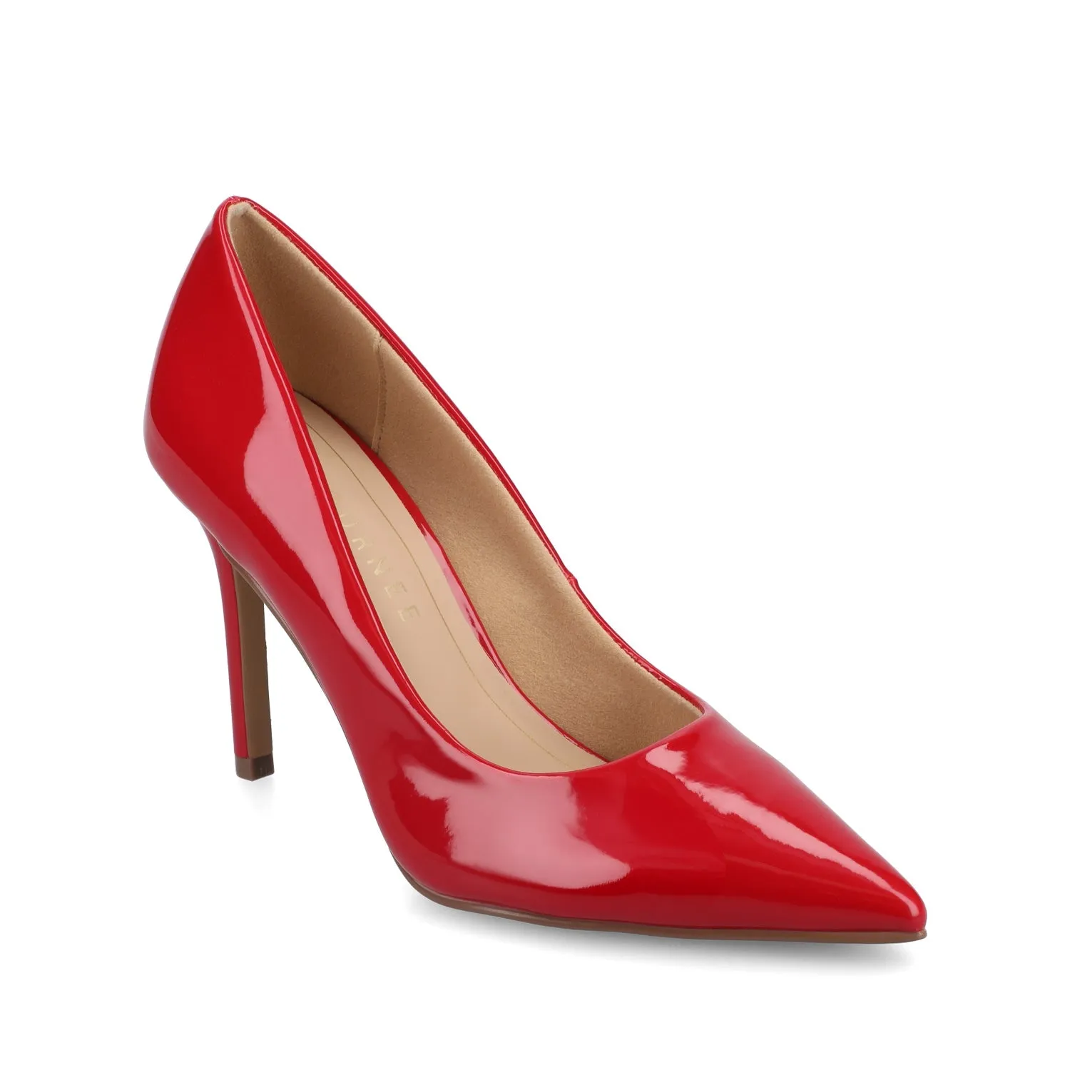 VENUS STILETTO DRESS PUMP HEELS - Patent Red sold by Journee Collection product image thumbnail 2