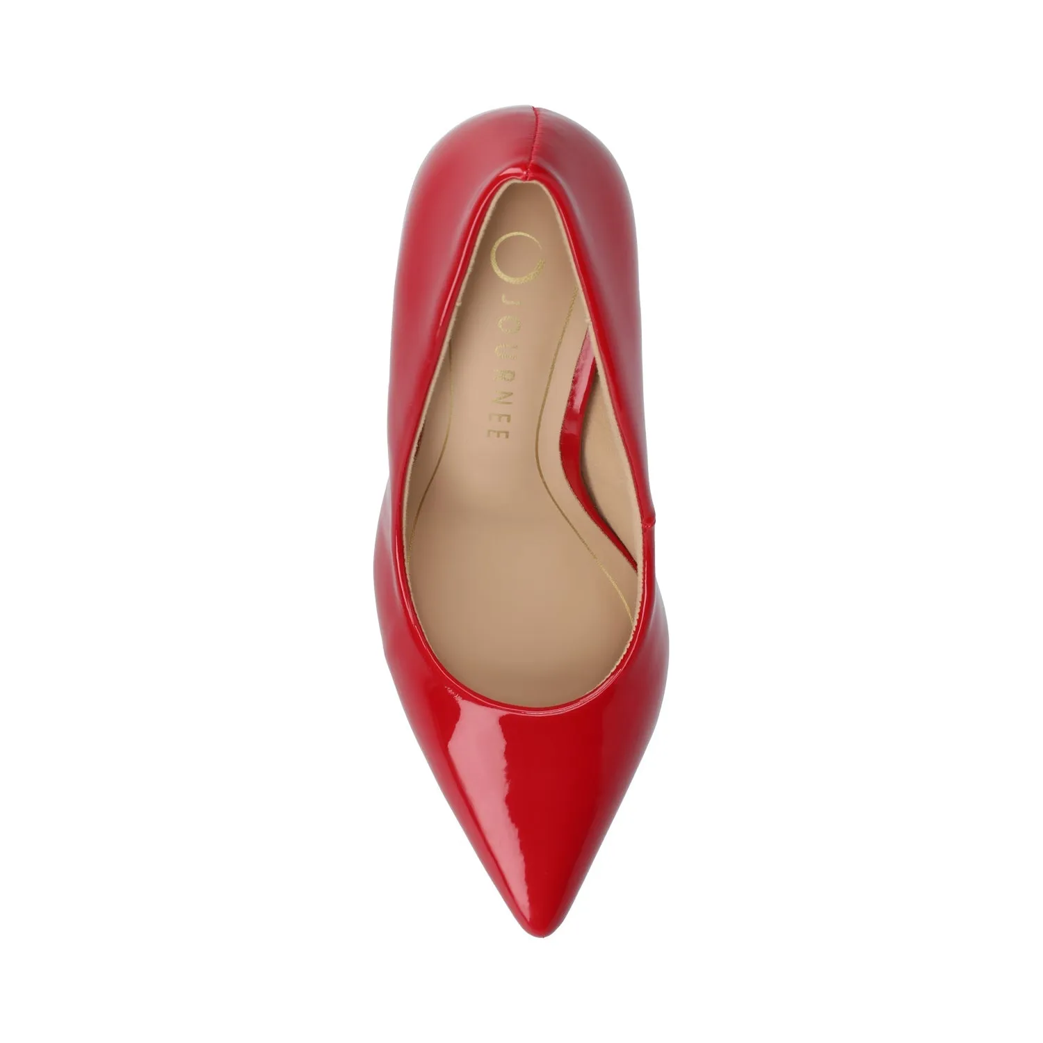 VENUS STILETTO DRESS PUMP HEELS - Patent Red sold by Journee Collection product image thumbnail 4