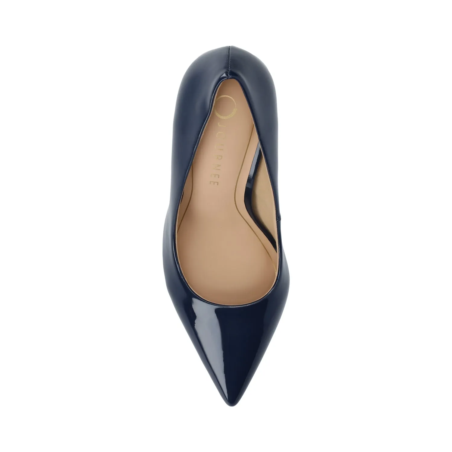 VENUS STILETTO DRESS PUMP HEELS - Patent Navy sold by Journee Collection product image thumbnail 4
