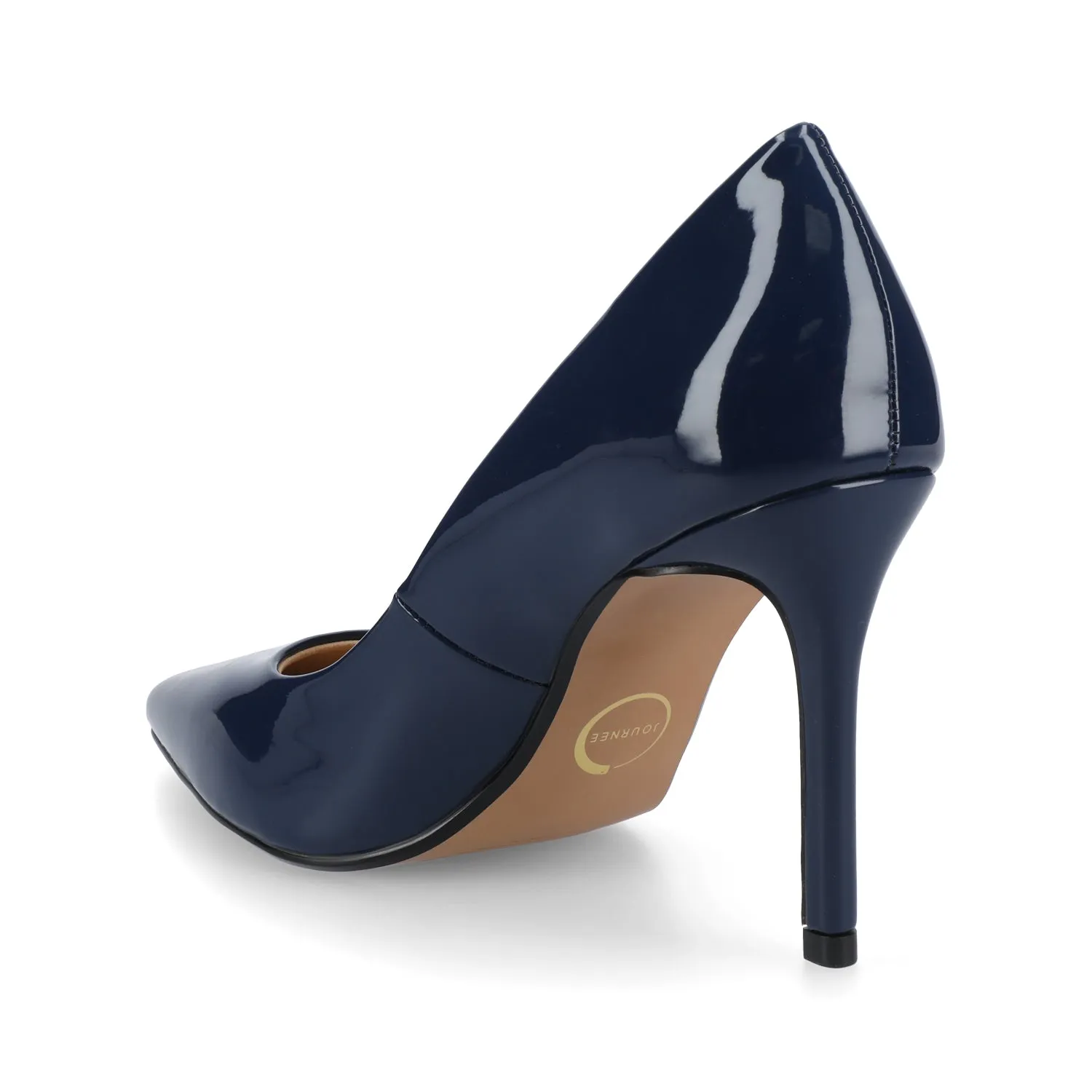 VENUS STILETTO DRESS PUMP HEELS - Patent Navy sold by Journee Collection product image thumbnail 3