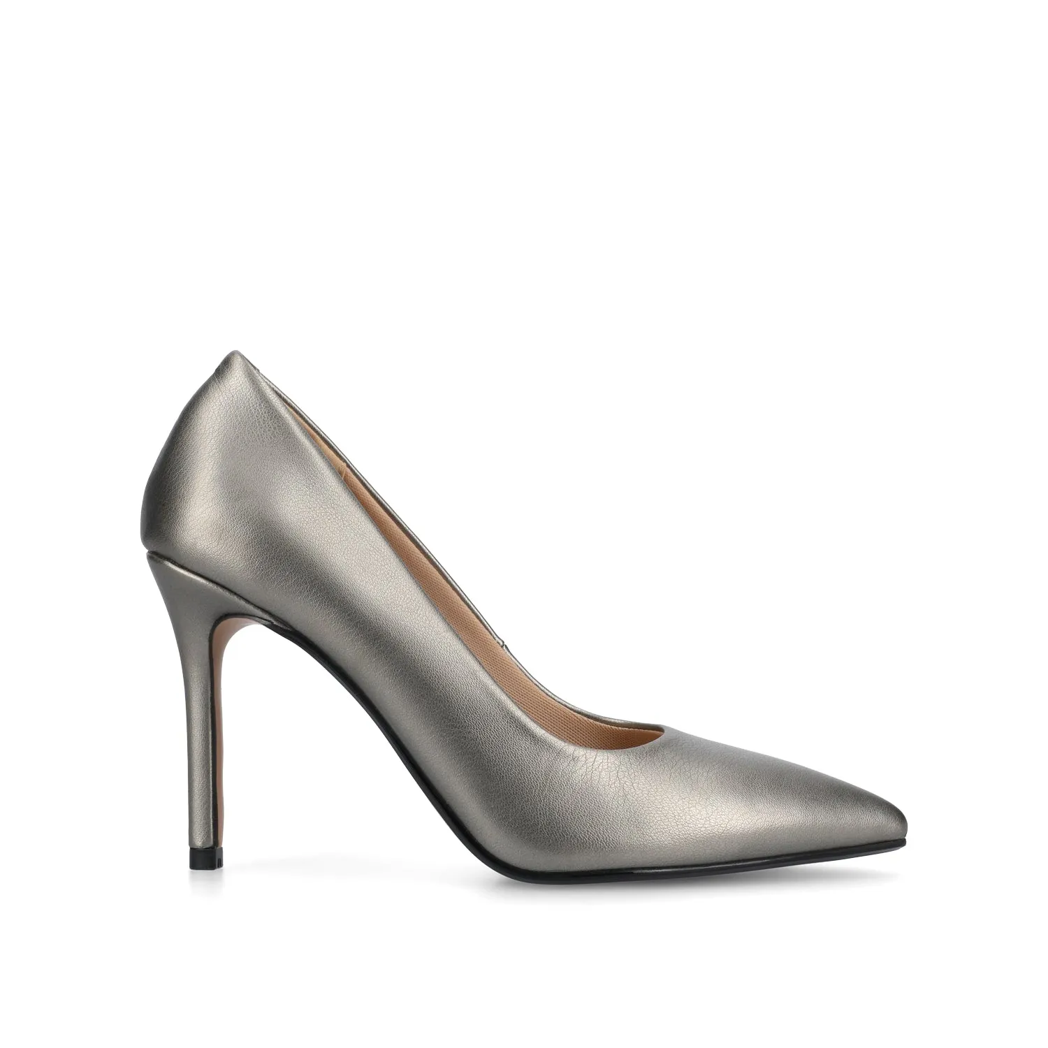 VENUS STILETTO DRESS PUMPS HEELS - Pewter sold by Journee Collection