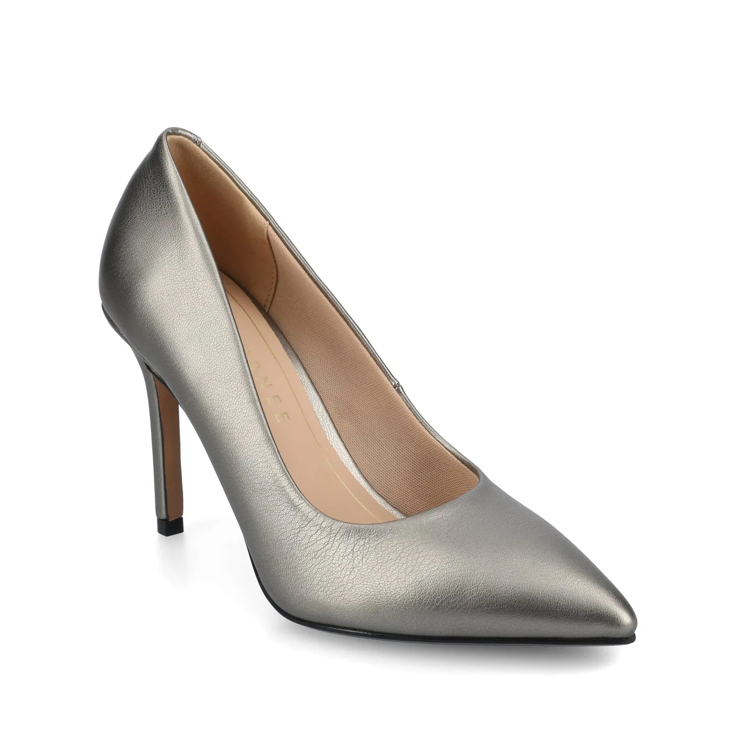 VENUS STILETTO DRESS PUMPS HEELS - Pewter sold by Journee Collection product image thumbnail 2